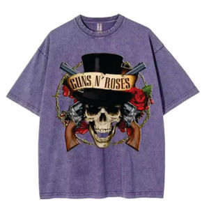 Camiseta Extra Grande de Algodón Premium, Logotipo Personalizado Bordado, Diseño Impreso por Sublimación, Camiseta Vintage Unisex de Alta Calidad para Ropa Urbana - Product Image 2