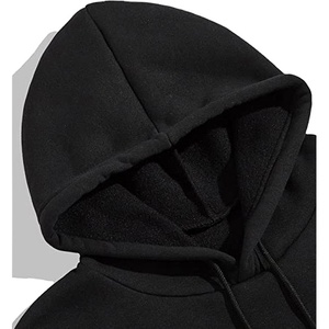 Sudaderas con capucha personalizadas Hombres Parche bordado 3D Alta calidad Full Zip up Hoodie Puff Print Cotton Fleece Blank 500 Gsm Sudadera con capucha de gran tamaño - Product Image 3