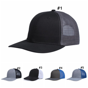 Custom <b>Plain</b> Mesh Outdoor Sports <b>Caps</b> Breathable <b>Baseball</b> <b>Cap</b> Snapback Hip Hop Blank Trucker Hat - Product Image 6