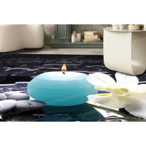 Geometric Printed <b>Rug</b>: Modern Nursery, Entryway, Office, Zen Decor,<b>Chenille</b> <b>Rug</b> - Product Image 3