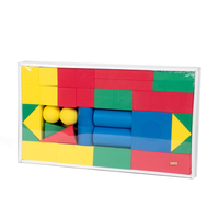 Juguete Educativo U.S.L. Modelo C2003B01 Bloques de Espuma EVA Unisex, Juego de 36 Piezas para Construir Edificios Modernos, para Edades de 0 a 24 Meses