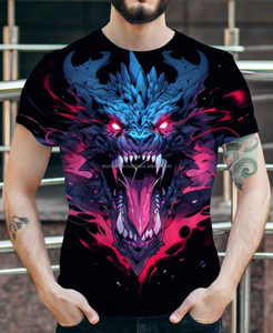 Camiseta de algodón 100% de alta calidad para hombre, estilo informal, patrón sólido, 220 gramos, peso de tela, diseño personalizable, antiarrugas - Product Image 5