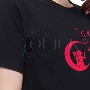 Camisetas de Manga Corta para Mujer, Tejidas, Casuales, Ecológicas, Transpirables, de Secado Rápido, Poliéster/Algodón, Ropa de Verano para Adultos - Product Image 5