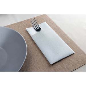 Salviette Monouso Grigie 32x40cm Texas Print Kanguro Cutlery Pocket, Morbide e Asciutte, 600 Pezzi, B2B - Product Image 2