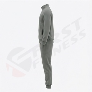 Nouveau design – Survêtement de sport d'hiver pour homme, coupe régulière, en polaire 100 % polyester respirant – Le meilleur style personnalisé - Product Image 3