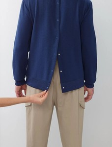 เสื้อสเวตเตอร์ผู้ใหญ่สำหรับผู้สูงอายุ, เสื้อสเวตเตอร์เปิดหลังกระดุมเสื้อผ้าดูแลผู้ป่วยที่ล้มป่วยเป็นอัมพาตสวมใส่ง่าย