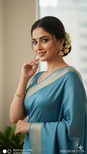 Sari en soie Tussar multicolore élégant pour femmes, avec une riche artistry et un style de tissage traditionnel haut de gamme d'Inde - Product Image 5