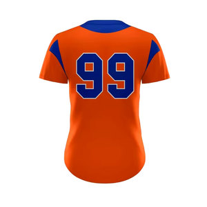 Venta al por mayor de uniformes de equipos de béisbol y sóftbol para mujeres con estilo bajo MOQ mujeres sublimación Jersey uniformes de sóftbol para mujeres - Product Image 2
