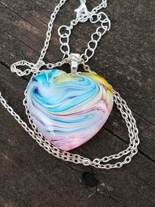 Mejor calidad resina rtesinNecklace hecho a mano joyería de moda india señoras niñas símbolo cristiano promoción exclusiva natural - Product Image 4