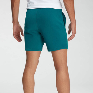 กางเกงยีนส์แบบมีกระเป๋าลึกสองด้านของเจ้าชายสไตล์เหงื่อกางเกงขาสั้นผ้าฝ้ายธรรมดาวินเทจขายส่งโลโก้ตามสั่ง - Product Image 6