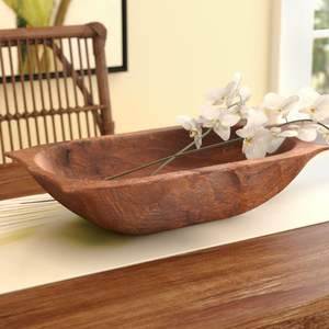 ชุดชามสลัดไม้เคลือบทำมือชุดชามสลัดสีรับประทานอาหารแบบคลาสสิกออกแบบได้ตามต้องการเป็นมิตรต่อสิ่งแวดล้อม - Product Image 2