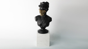 Black Color Human Hand Sculpture Luxury <b>Space</b> <b>Decoration</b> Tabletop Decorative with Customization Available in Wholesale Price - Product Image 4