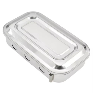 กล่องเครื่องมือทางการแพทย์สำหรับใช้ในโรงพยาบาลแบบใช้ซ้ำได้กล่องเก็บเครื่องมือสเตนเลสสตีลกล่องเครื่องมือสำหรับการผ่าตัดแบบมีรู - Product Image 2