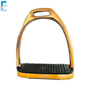 Étriers équestres en acier inoxydable de haute qualité équipement d'équitation coloré Logo personnalisé prix de gros compétitif à bas quantité minimale de commande - Product Image 3