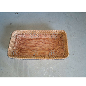 Plateau de service en bois de rotin fabriqué à la main pour la maison pour servir des ustensiles de cuisine de fruits et légumes de l'usine du Vietnam - Product Image 4