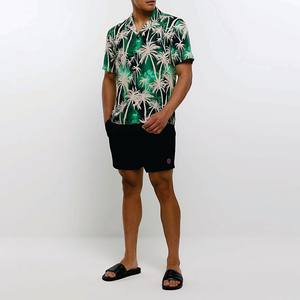 Été 2023 Hawaiian Beach Style Print Men Fashion Vacation Shirt and Shorts Ensemble deux pièces - Product Image 2