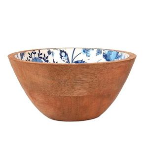 Bol à collation en bois moderne et écologique sans BPA fini intérieur imprimé élégant jetable résistant à la chaleur pour les maisons et les restaurants - Product Image 4