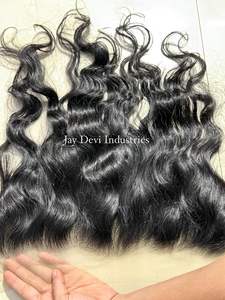 Venta al por mayor de pelo Remy indio sin procesar de la cutícula virgen alineada de pelo humano natural de onda profunda de los vendedores de paquetes baratos - Product Image 4