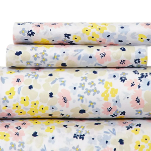 Meilleures ventes Taille et impression personnalisées Drap de lit pour la maison Draps de lit doux pour la peau Drap-housse élastique en pur coton 100% - Product Image 6