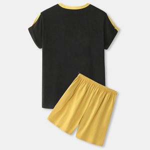 ชุดคู่ชายหาดมีกระดุมแบบลำลองสำหรับผู้ชายเสื้อเชิ้ตแขนสั้นผ้าฝ้าย/ใยไผ่ดีไซน์ใหม่ - Product Image 2