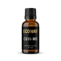 ECOWAY Paris Silver Medal X3, Revestimiento Cerámico de Polisilazano 9H con Patente Certificada en Taiwán, C516-MS para Protección de Pintura de Automóviles, 30 ml, Vidrio