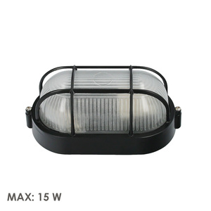 Plafón Industrial Ovalado Negro - Product Image 3