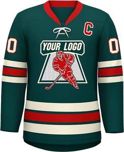 2025 personnalisé nouveau Design pas cher maillot de Hockey en gros blanc maillots de Hockey sur glace Sublimation maille Sport vêtements de Hockey sur glace - Product Image 4