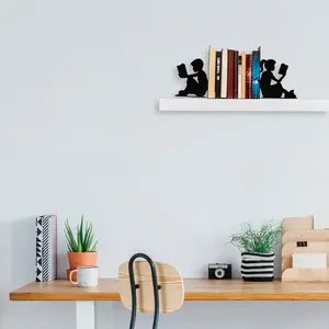 ที่ตั้งหนังสือโลหะแบบพับได้สำหรับโฮมออฟฟิศดีไซน์เส้น - Product Image 2