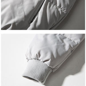 Veste à bulles personnalisée légère pour hommes Nouveau design à capuche tendance avec décoration de poche Tissu de toile fabriqué directement en usine - Product Image 6