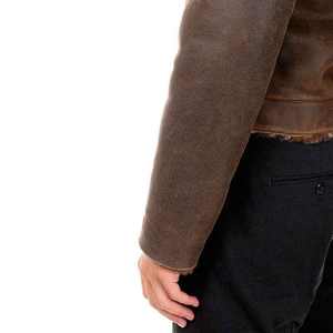 Personnalisable 2025 automne hiver pur cuir moto veste support imperméable respirant régulier fermeture éclair grande taille couleur unie - Product Image 3