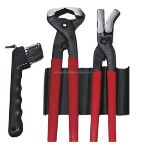 Kit d'outils professionnels pour le soin des sabots de cheval, ensemble de coupe de sabots vétérinaire avec étui de transport pour les équidés, l'élevage, l'hôpital BY DEBONAIRII - Product Image 6