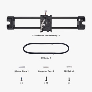 3D Printer Accessories X-Axis Carbon <b>Rods</b> Assembly - Product Image 3