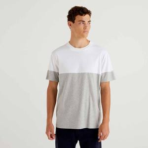 Camisetas informales atléticas con logotipo personalizado para hombre Impresión de etiquetas de cuello de rendimiento de punto básico de manga larga/corta - Product Image 6