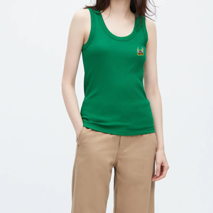 Venta al por mayor de ropa deportiva Buena retroalimentación Material suave Tacto suave Transpirable Yoga Tank Top para mujer - Product Image 6