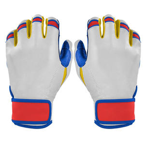 Guantes de bateo de béisbol de puño corto duraderos y cómodos Guantes de bateo de tallas juveniles para adultos personalizados de alta calidad - Product Image 6