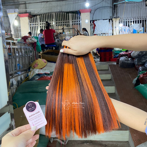 Perruques de cheveux humains vietnamiens non traités à cuticule alignée Super Double Os droit pour femmes noires Extensions de cheveux humains - Product Image 2
