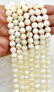 Anshul Impex RB-MOP-8 - Cuentas Redondas de Nácar Natural de 8 mm con Forma de Estrella, Precio Bajo de Mercado - Product Image 4