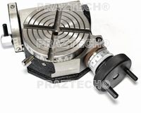 Table rotative basculante de précision de 4 "(100mm) pour fraiseuses | 4 fentes | S'incline entre 0 et 90 degrés Verrouillage facile