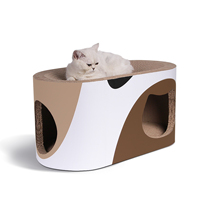 Moderne et élégant, solide carton chat griffoir jouet chat gratter meubles jouets protecteur avec trou de chat