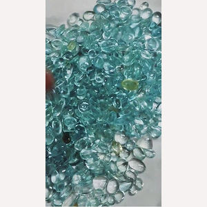 350 piezas de Aguamarina natural 6mm a 20mm cabujón de pera ovalada 940 CTS lote IROC ventas Baruj cabina de piedras preciosas sueltas US $282 para todos - Product Image 2