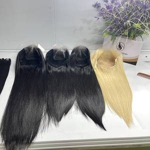 Perruques vietnamiennes naissance des cheveux fine dentelle transparente sur le devant tissage cheveux humains vierges brésiliens suisses HD dentelle frontale pour femme noire - Product Image 4