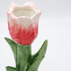 แจกันดอกไม้เซรามิกลายดอกไม้สไตล์โบราณมาใหม่ - Product Image 2