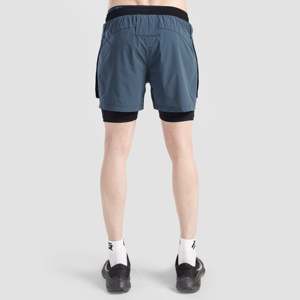 กางเกงบาสเก็ตบอล Elite Fit Active สีเทาเข้ม ไซส์ XXS กางเกงกีฬาออกกำลังกาย รูดเชือกผูกเอว ผลิตจากผ้าโพลีเอสเตอร์ถักผสมสแปนเด็กซ์ พร้อมโลโก้ - Product Image 2