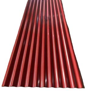 Kunden spezifische farb beschichtete Zink Wellblech Dach platte 0,45mm Günstige Metall farbe Dach platte - Product Image 4