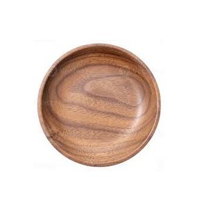 Ensemble de bols à salade élégants en bois d'acacia avec couvercle en bambou avec pinces de service Logo personnalisé - Product Image 1