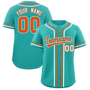 Maillot de baseball à manches courtes pour hommes personnalisé respirant et grande taille impression numérique sur maillot vierge pour vêtements de baseball et de softball - Product Image 5
