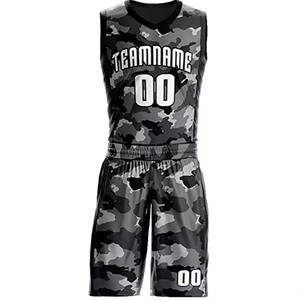 Conjunto de Uniforme de Baloncesto Transpirable de Talla Grande, Sin Mangas, Absorbente de Humedad, Nombre del Equipo, Servicio OEM - Product Image 2