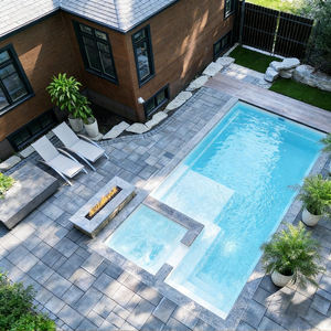 En vente 40 pieds au-dessus du sol 40 pieds Piscines d'expédition extérieure 20 pieds Container avec Spa Piscina Facile à installer Piscine prête à l'emploi - Product Image 4