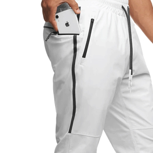 Pantalon de course pour hommes, sports de plein air, pantalon élégant en toile d'hiver pour 2025 épaississement - Product Image 4