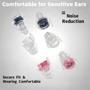 Tapones de silicona transparente para reducción de ruido Aier, ajuste perfecto para la comodidad durante todo el día - Product Image 6
